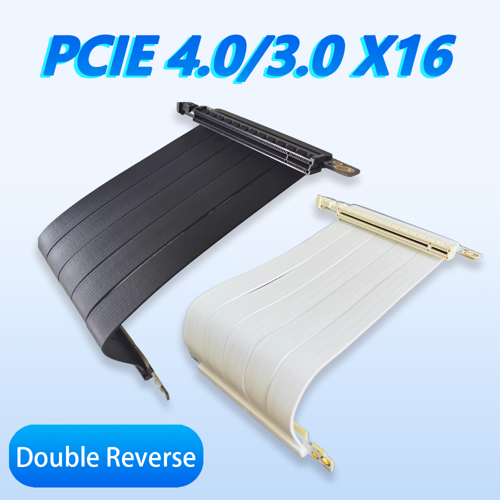 Pcie Riser Cable - PCIe 4.0 3.0 X16 Double Reverse