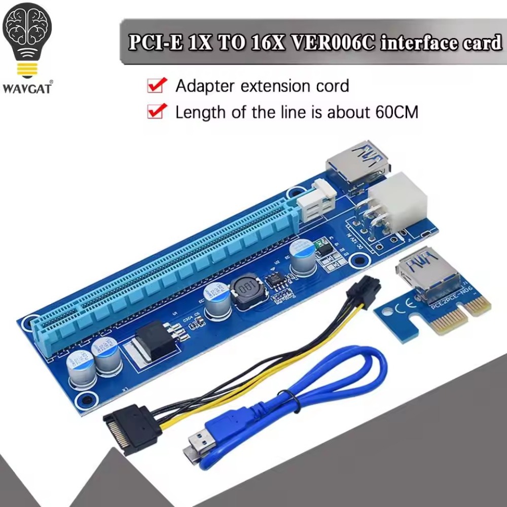 Pcie Riser Cable - VER006C PCI-E Riser Card 006C PCIE