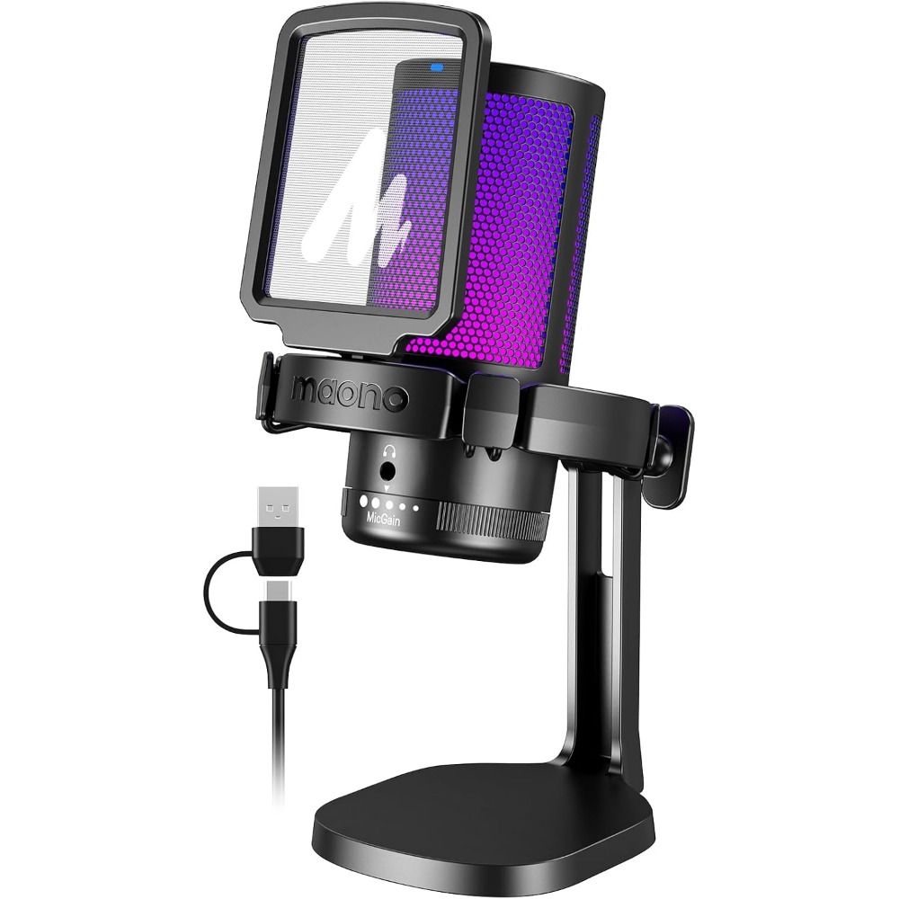 Pc Gaming Gaming - USB Gaming Microphone with Noise Cancellation