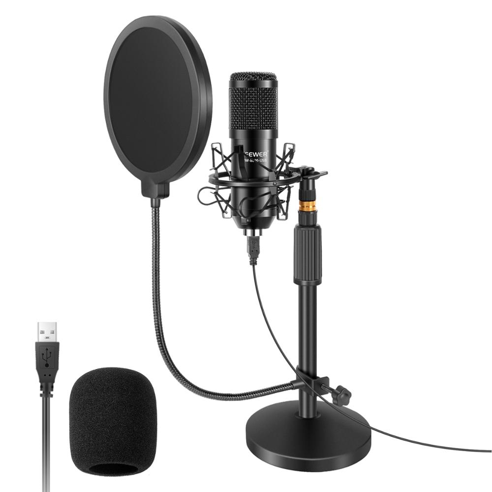 Pc Gaming Youtube - Neewer USB Microphone Kit-Plug&Play Cardioid PC