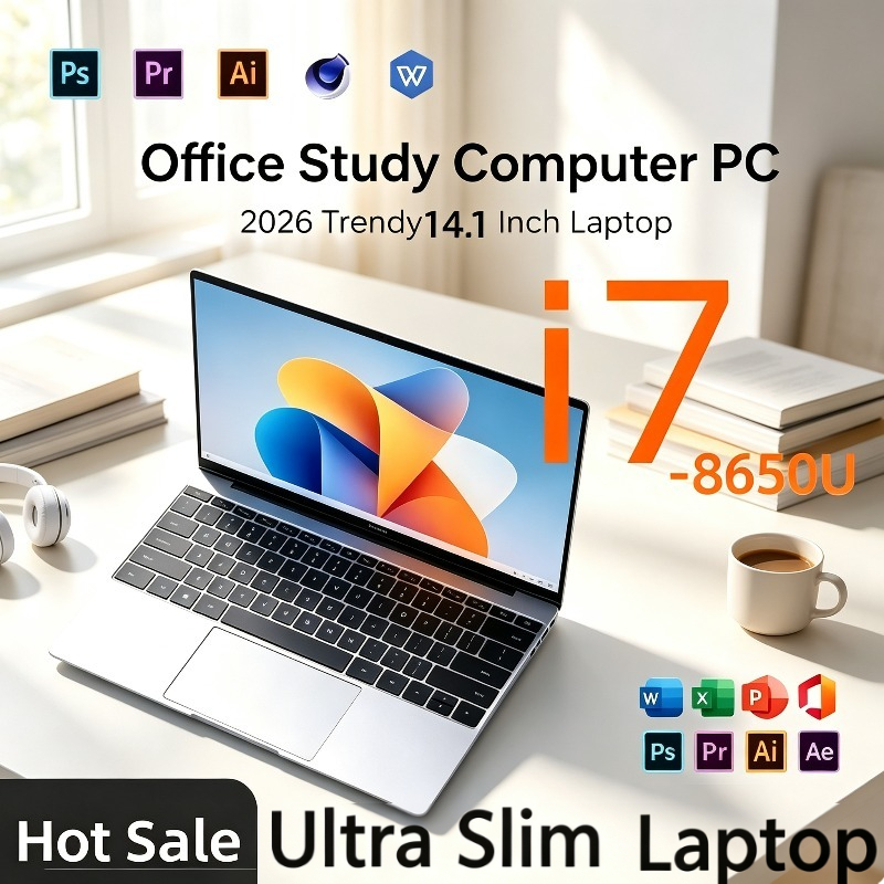 Pc Gaming Core I7 - Ultra Slim 14.1 Inch Laptop 32GB