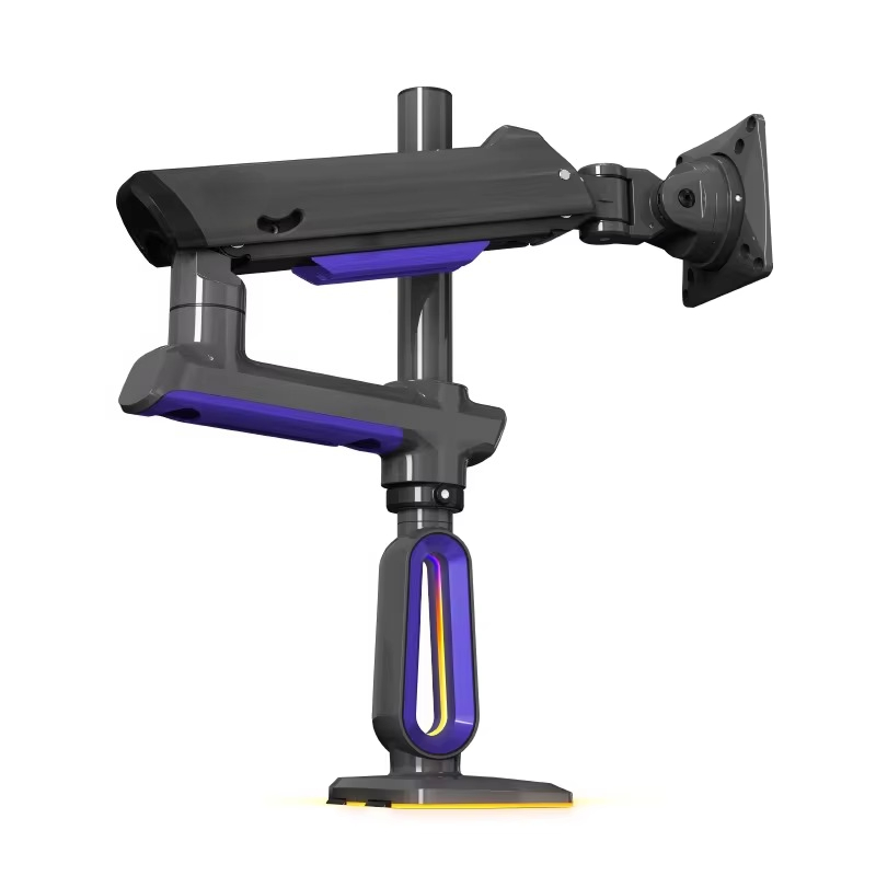 Monitor Stand - G80 RGB Color-Changing Monitor Desk Arm