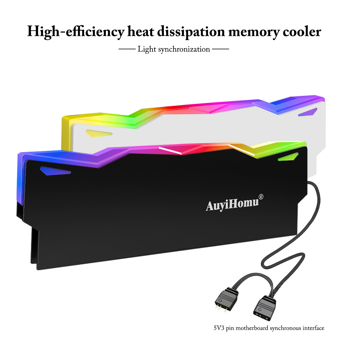 Pc Gaming Ddr5 - AuyiHomu RGB Heatsink, 5V 3Pin ARGB