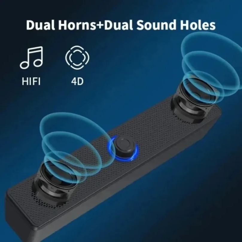Pc Gaming Fullset - Wireless Bluetooth and PC Soundbar Wired