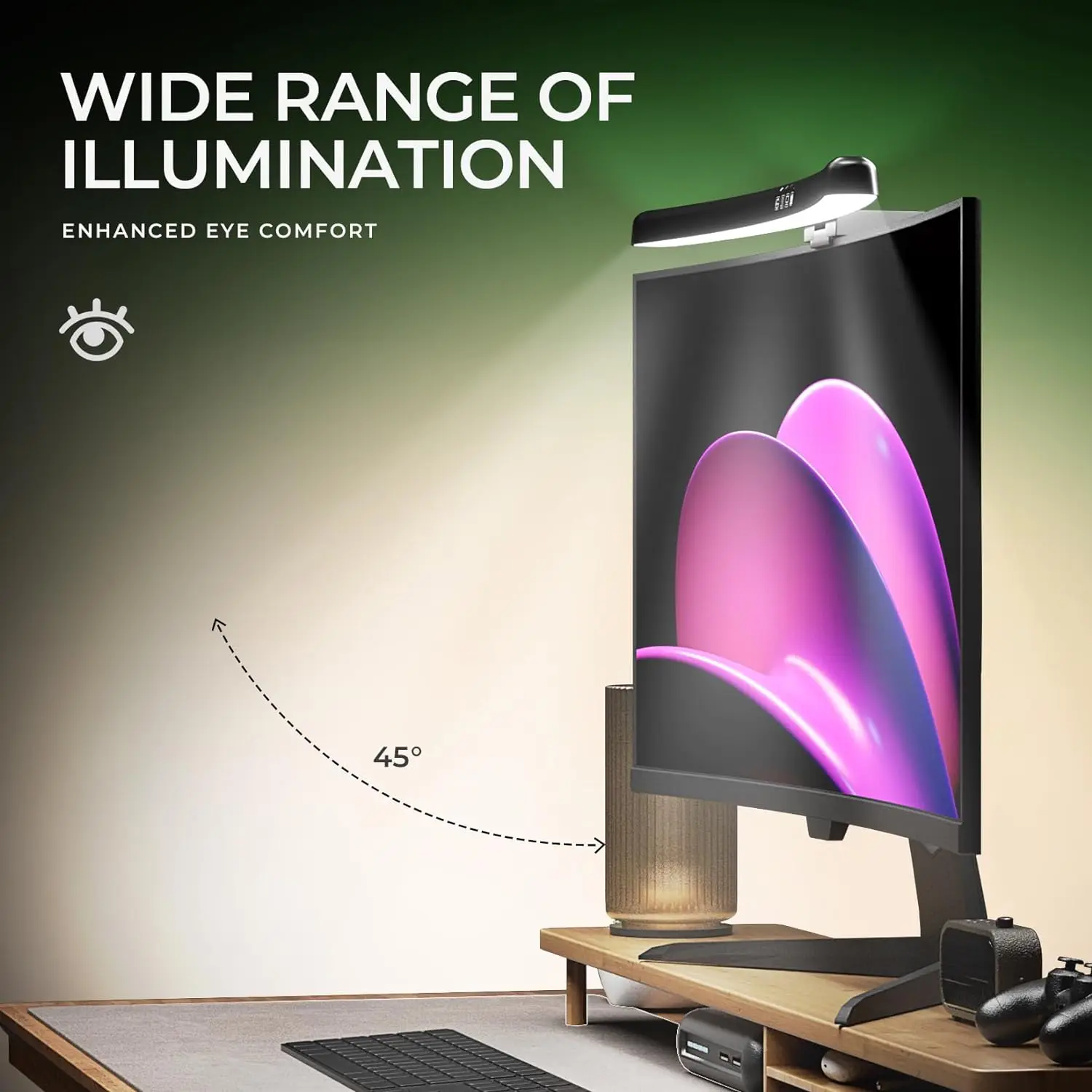 Monitor Light Bar Curved with  - đánh giá và giá Pc Zotac Gaming