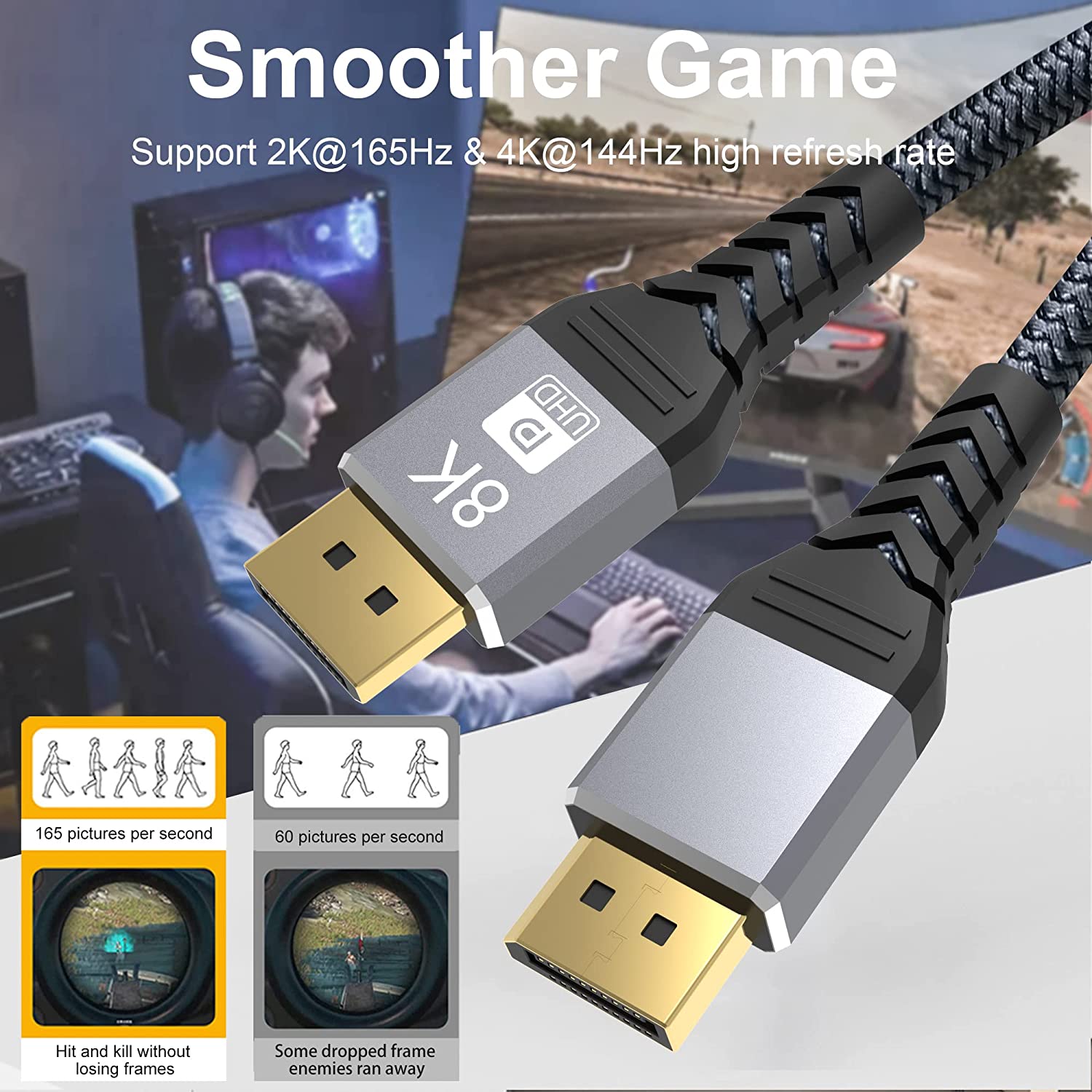 8K DP Cable @120Hz 4K@240Hz 80 - đánh giá và giá Pc Zotac Gaming