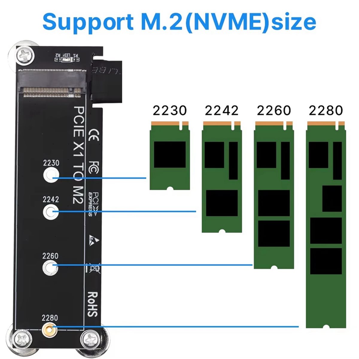 L77A PCI-E 3.0 X1 to M.2 NVMe  - đánh giá và giá Pcie Riser Cable