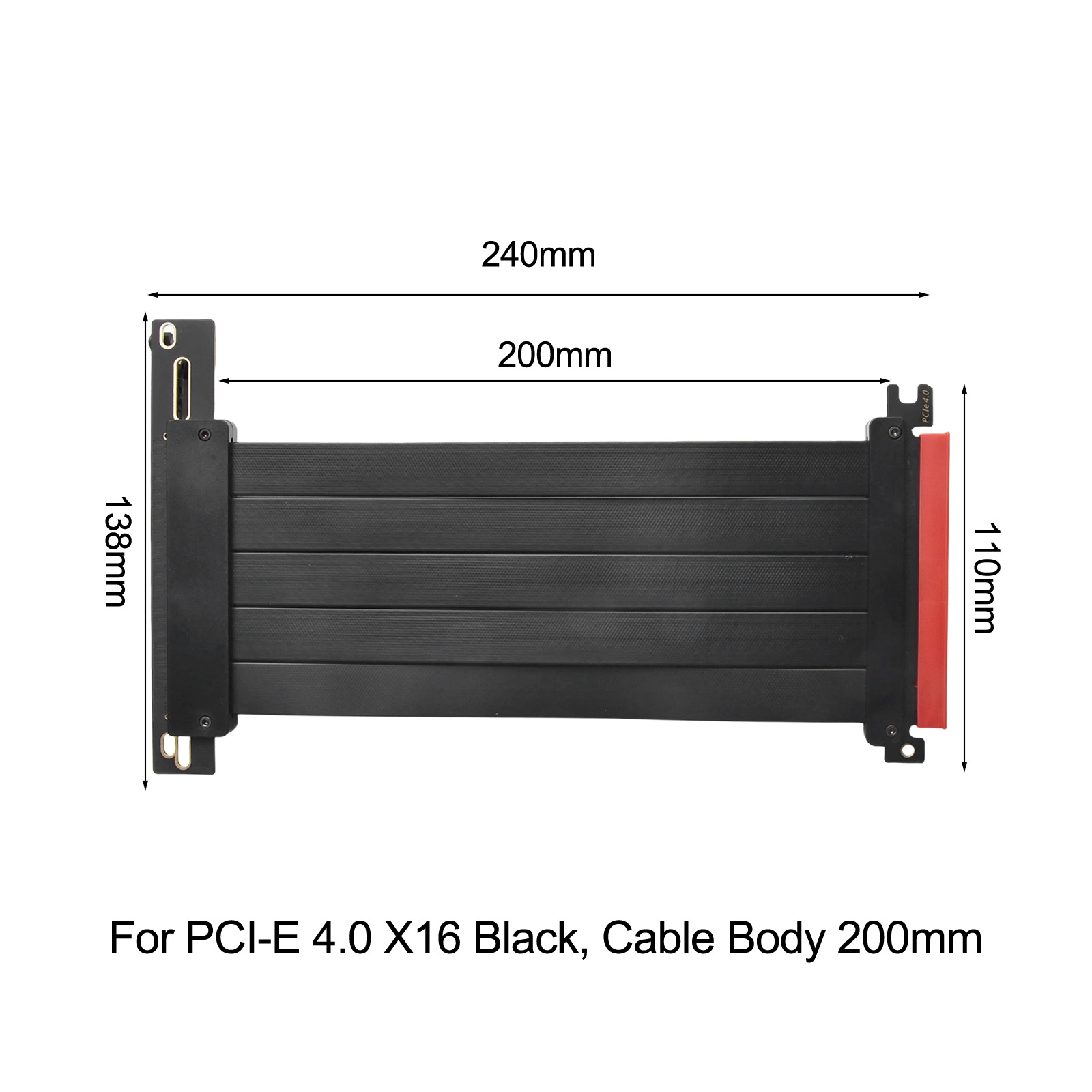 For PCIe 4.0 X16 Riser Cable 2 - đánh giá và giá Pcie Riser Cable