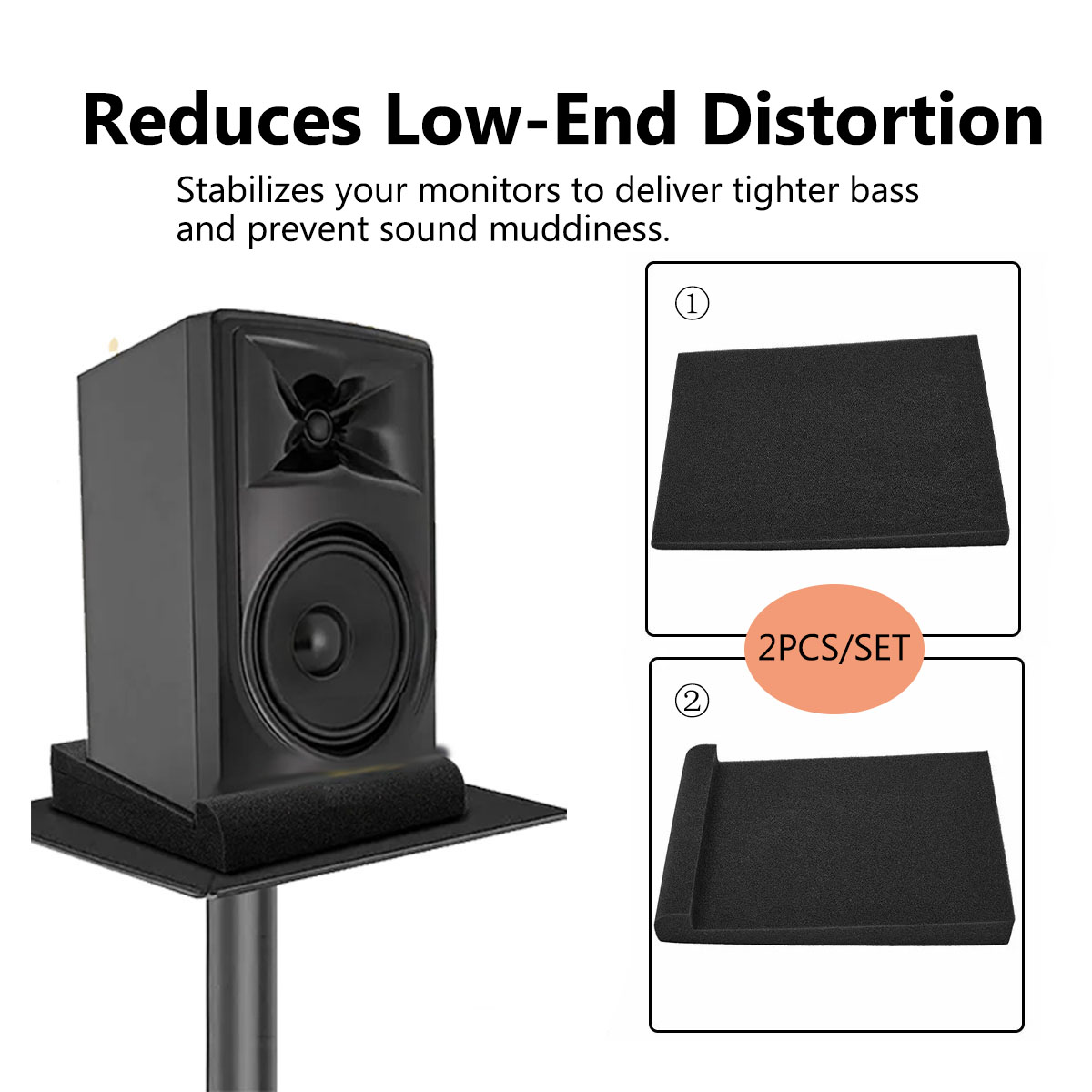 Studio Monitor Isolation Pads  - đánh giá và giá Monitor Stand