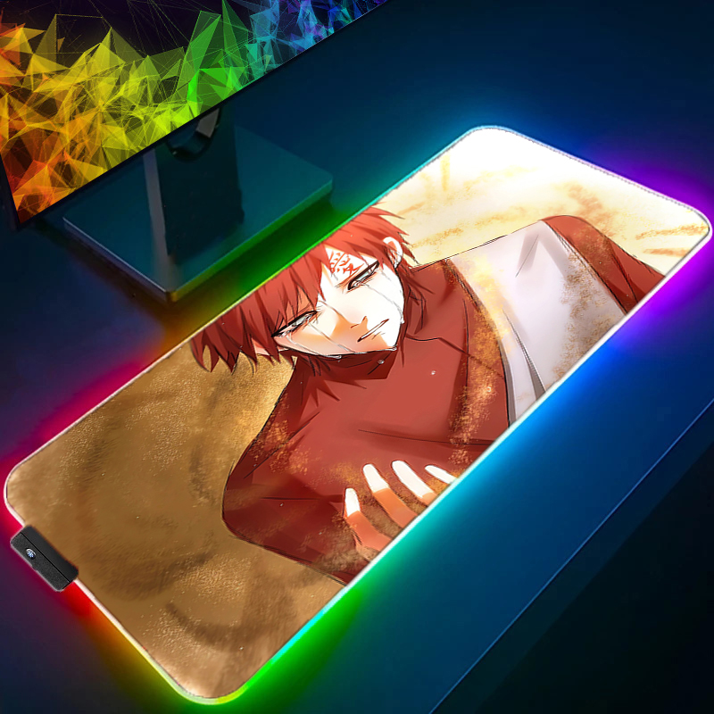 RGB Large E-sports Mouse Pad d - đánh giá và giá Pc Gaming Naruto