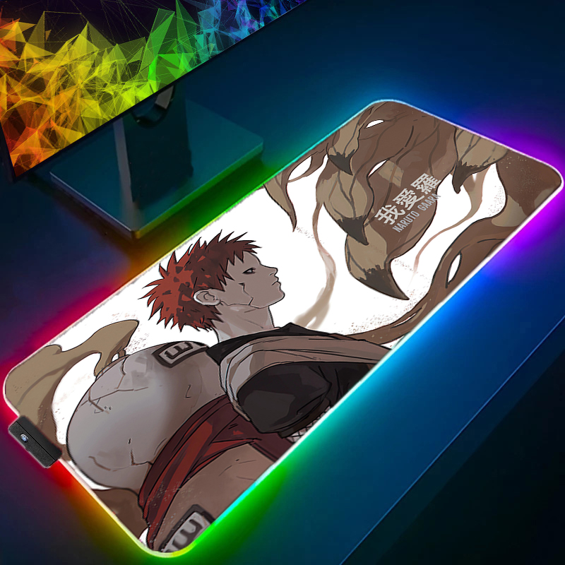 RGB Large E-sports Mouse Pad d - đánh giá và giá Pc Gaming Naruto