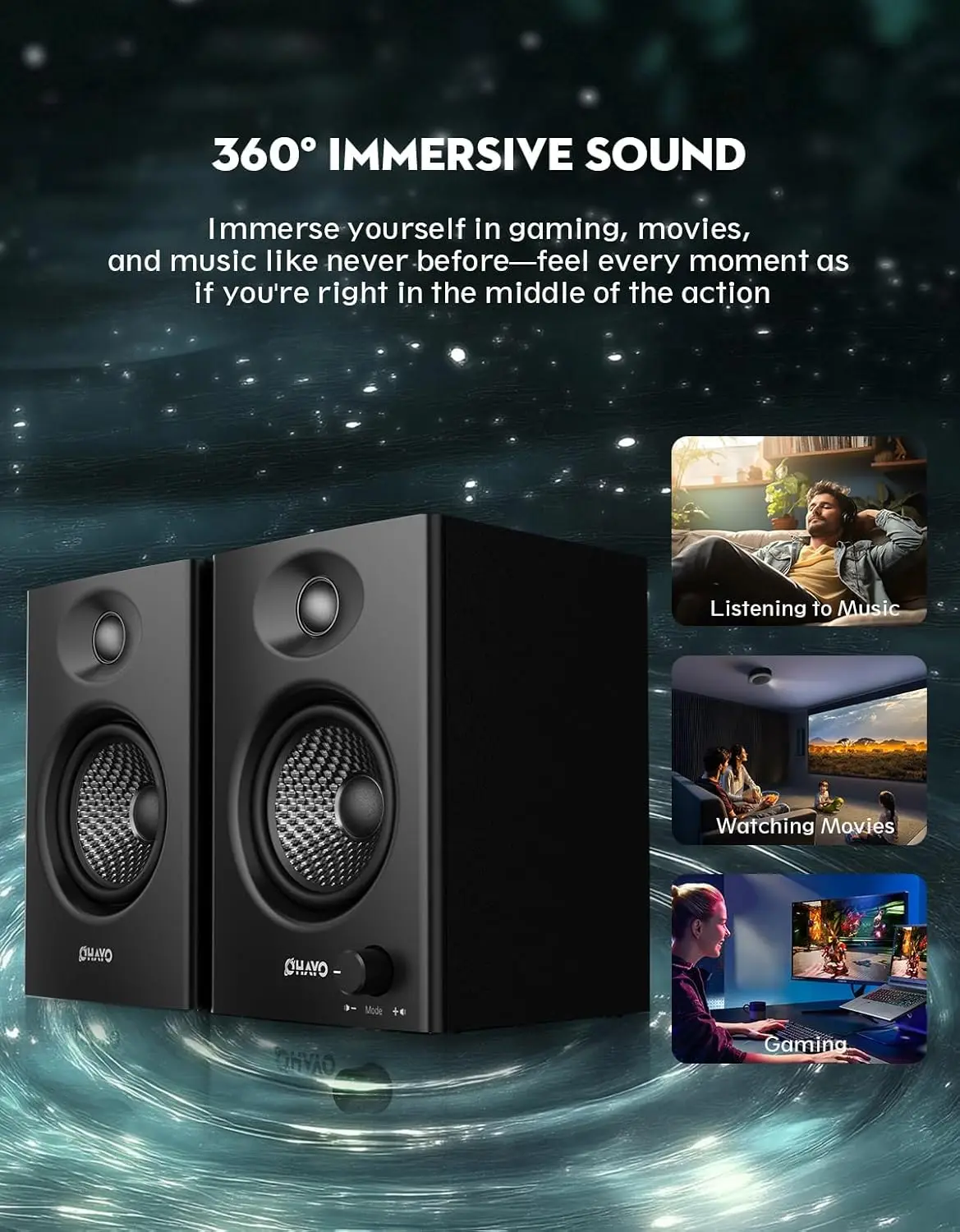 OHAYO 60W Active Bookshelf Spe - đánh giá và giá Pc Gaming Fullset