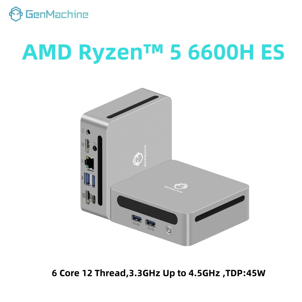 GenMachine AMD Ryzen 5 6600H E - đánh giá và giá Pc Gaming Ddr5