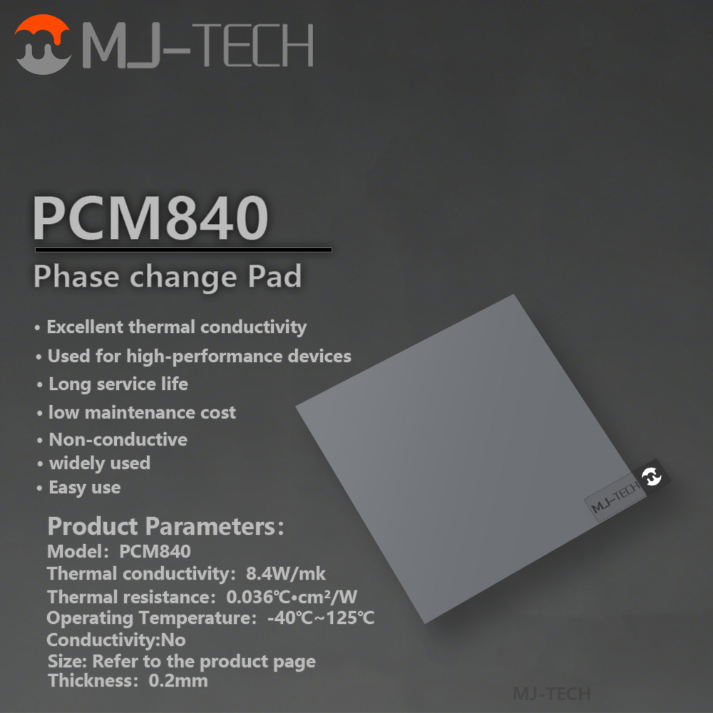 MJ-TECH PCM840 Phase Change Pa - đánh giá và giá Laptop Cooling Pad