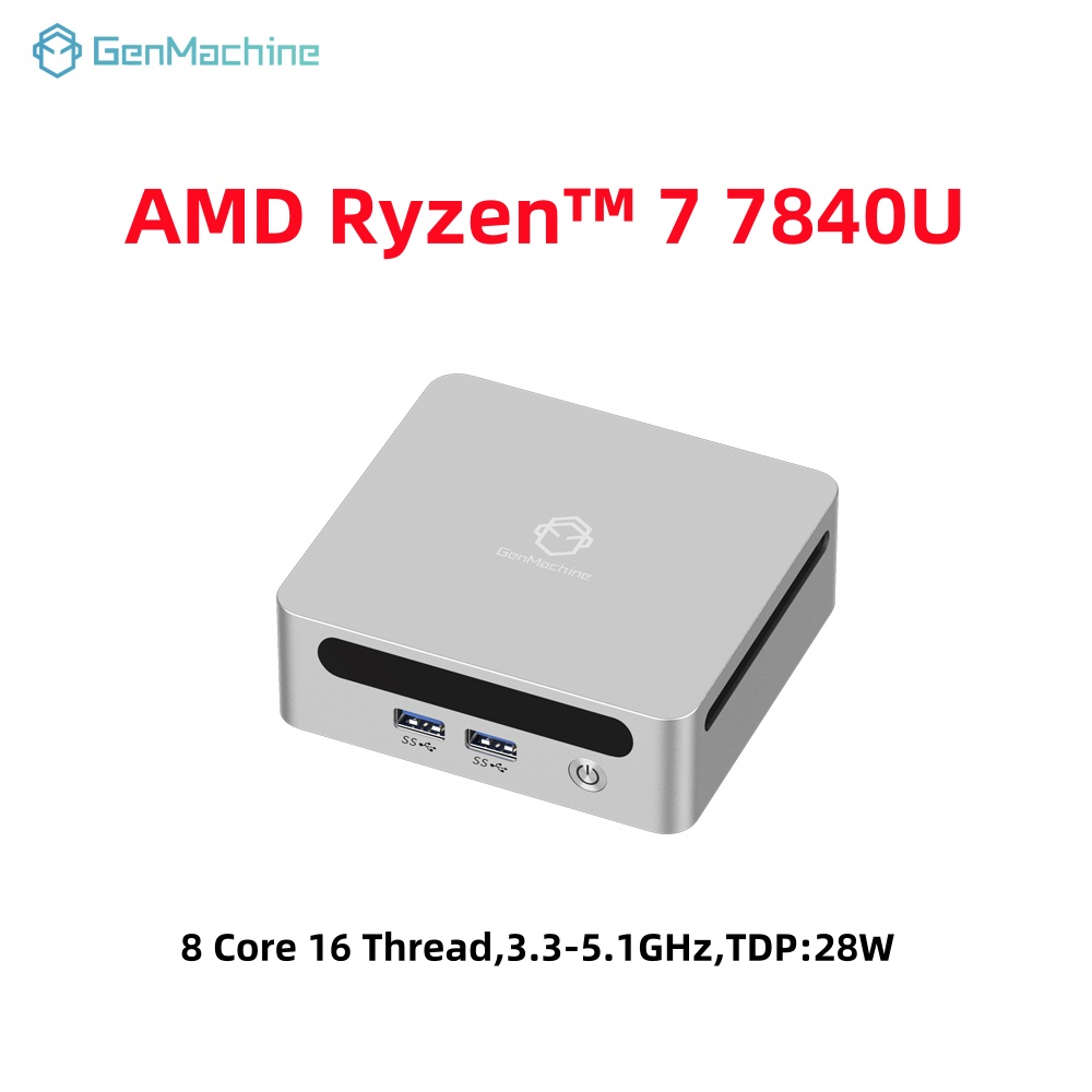 GenMachine Mini PC USB4 2.5G L - đánh giá và giá Pc Gaming Ddr5