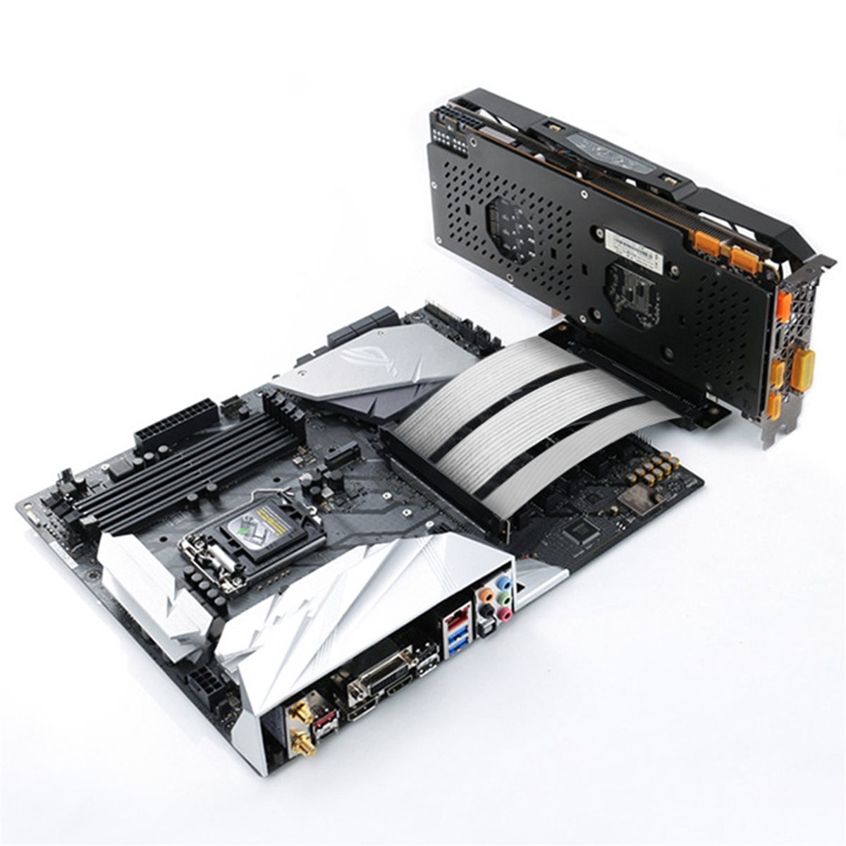 HDL PCIe 5.0 X16 Riser Cable f - đánh giá và giá Pcie Riser Cable