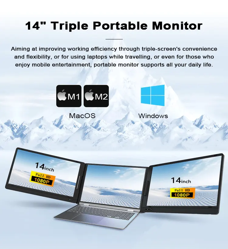 Professional Triple Portable M - đánh giá và giá Monitor Stand