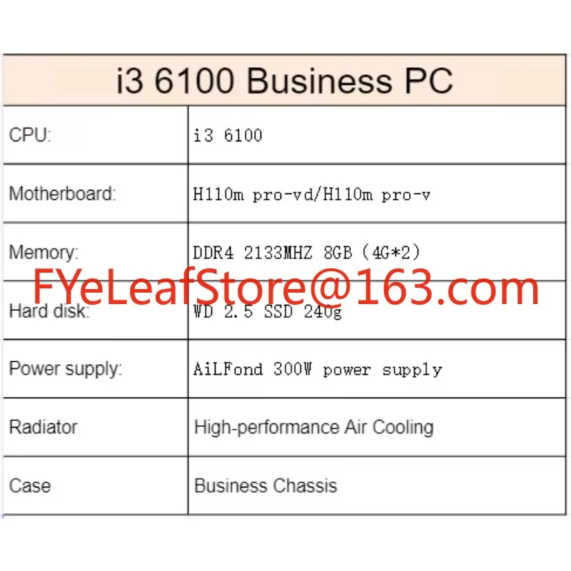 i3 6100  full gaming pc custom - đánh giá và giá Pc Gaming Fullset