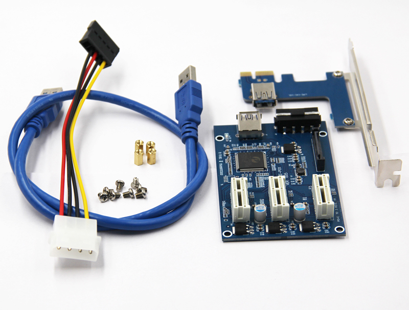 Riser PCI Express PCI E 1X Khe - đánh giá và giá Pcie Riser Cable