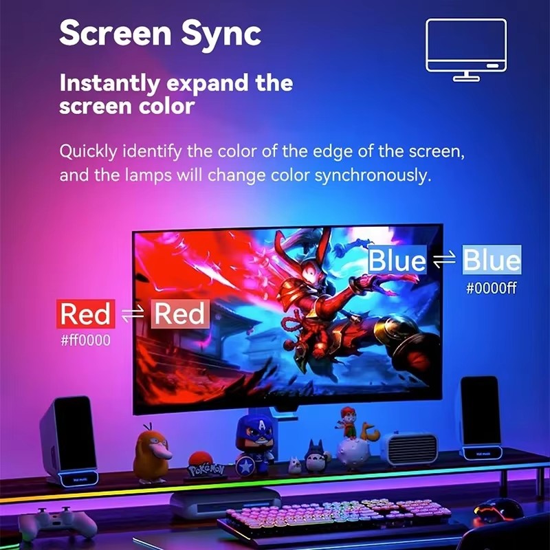 RGB Gaming Lights Strip Monito - đánh giá và giá Pc Gaming Gaming