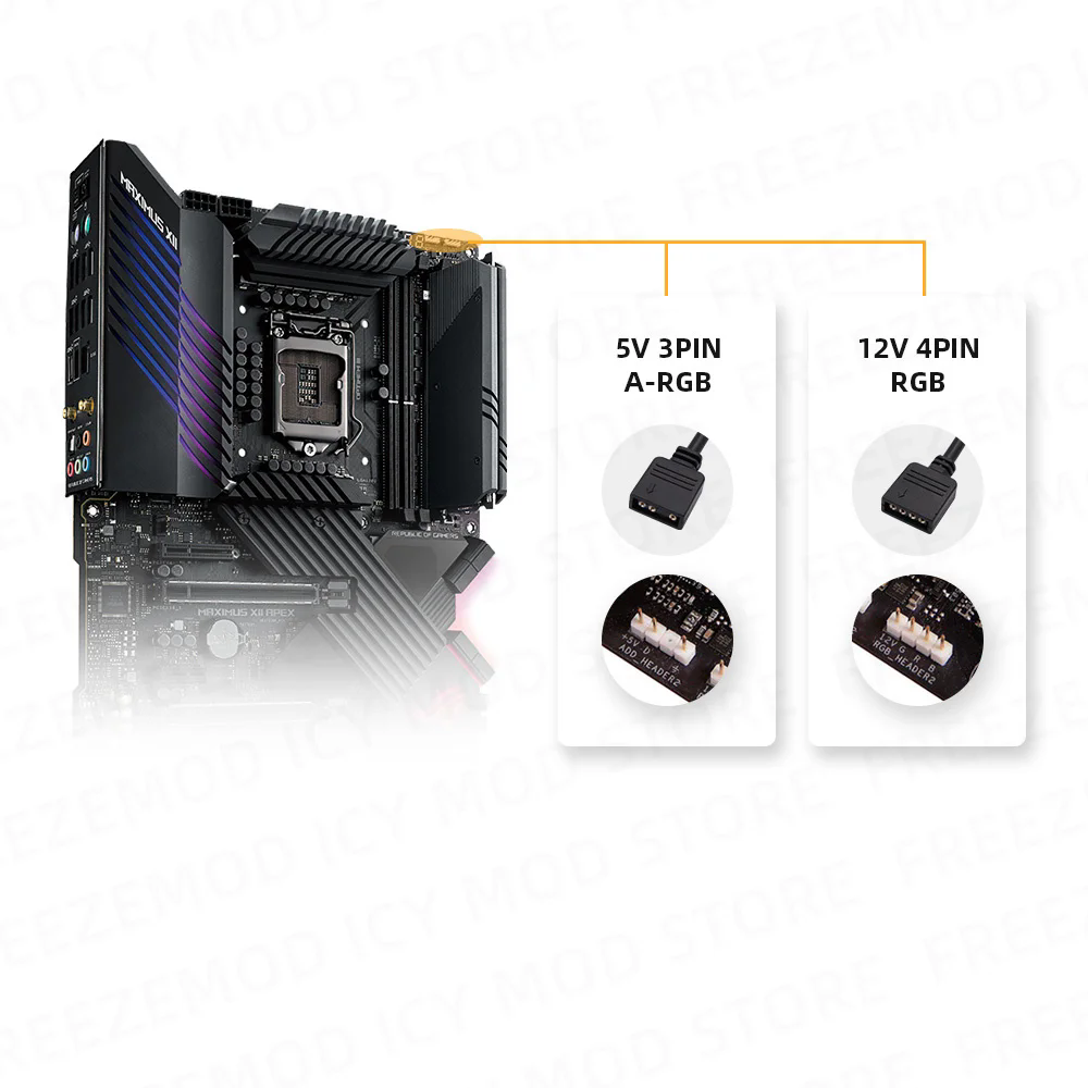 ICY MOD Mirror RGB Lighting Pa - đánh giá và giá Pc Gaming Fullset