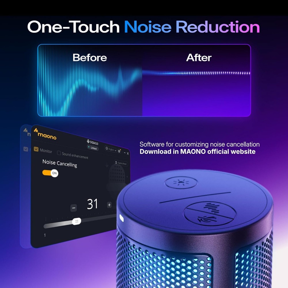 USB Gaming Microphone with Noi - đánh giá và giá Pc Gaming Gaming