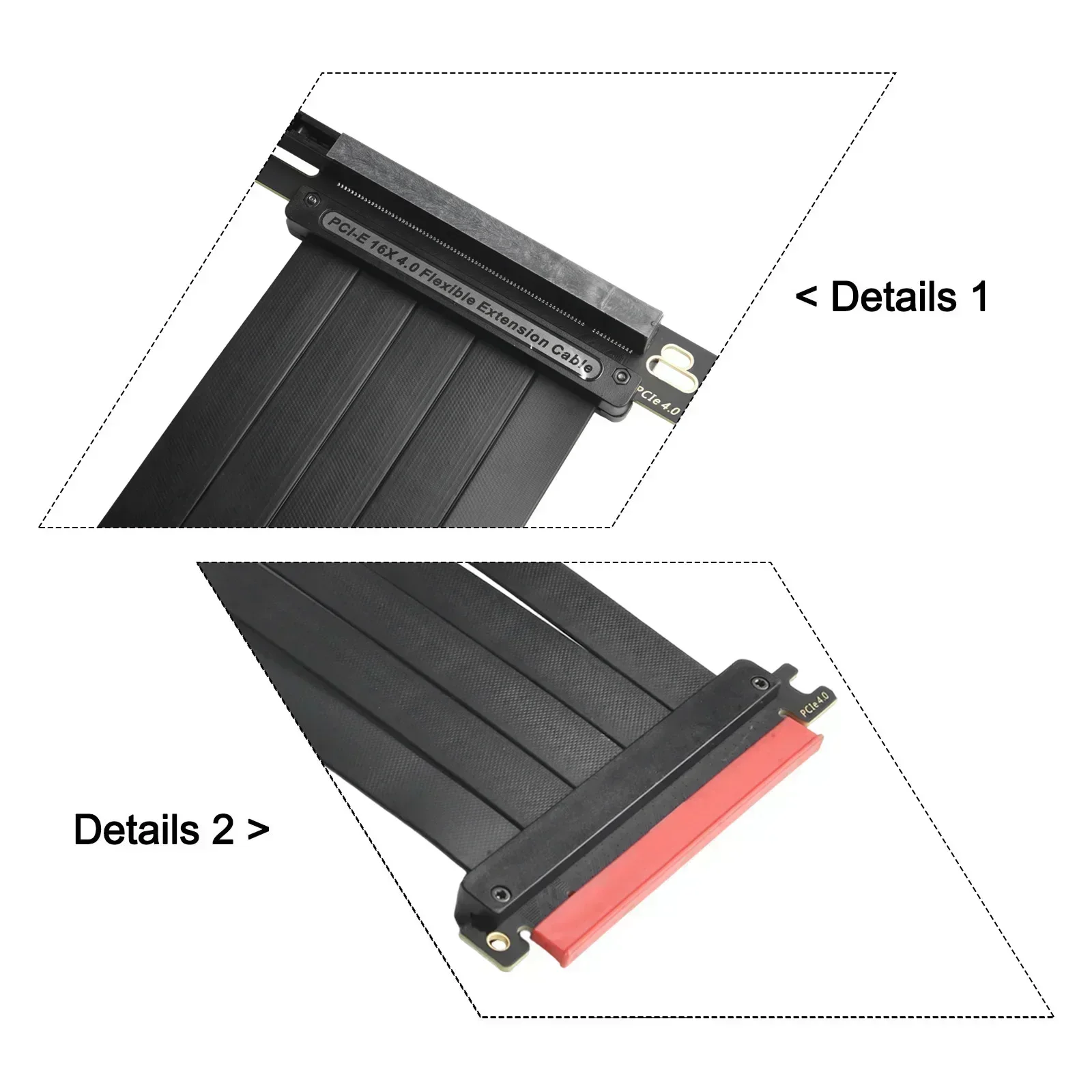 TEUCER PCI-E 4.0 X16 Riser Cab - đánh giá và giá Pcie Riser Cable