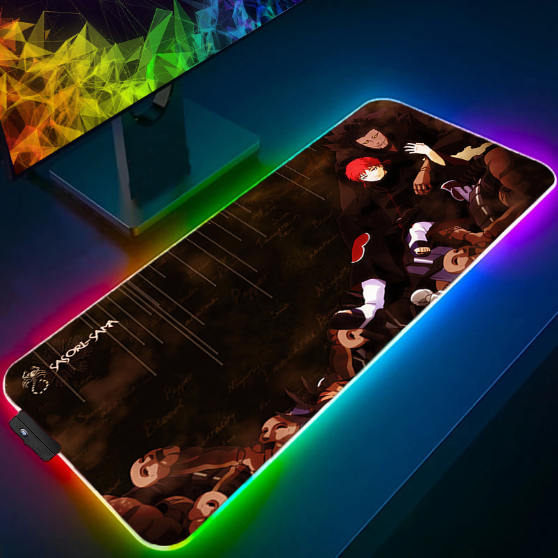 RGB Large Gaming Mouse Pad Nar - đánh giá và giá Pc Gaming Naruto