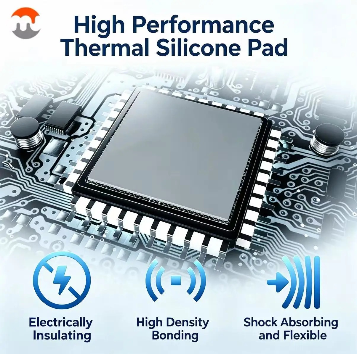 MJ-TECH 6W/mK Thermal Pad Non- - đánh giá và giá Laptop Cooling Pad