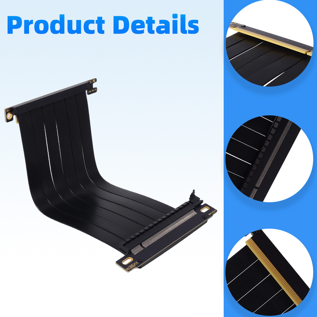 PCIE 3.0 X16 Riser Cable Doubl - đánh giá và giá Pcie Riser Cable