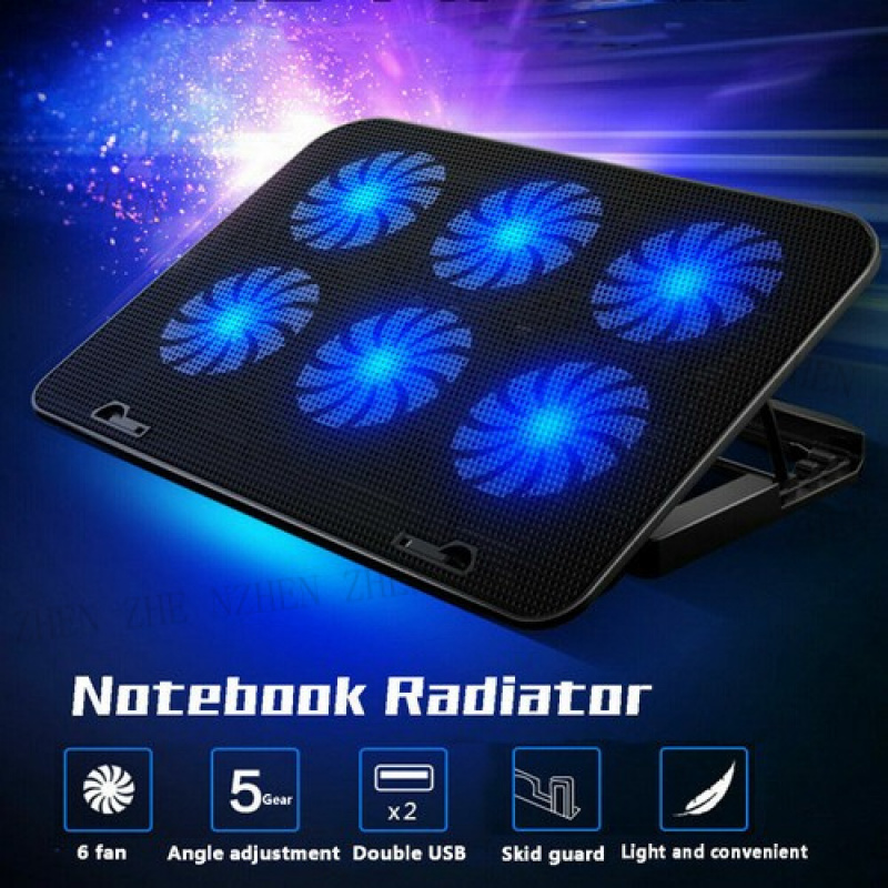 Y 6 Fans USB Cooler Cooling Pa - đánh giá và giá Laptop Cooling Pad