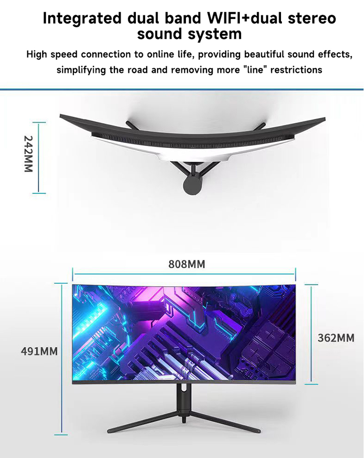 34 Inch 4K Curved Screen Deskt - đánh giá và giá Pc Gaming Core I7