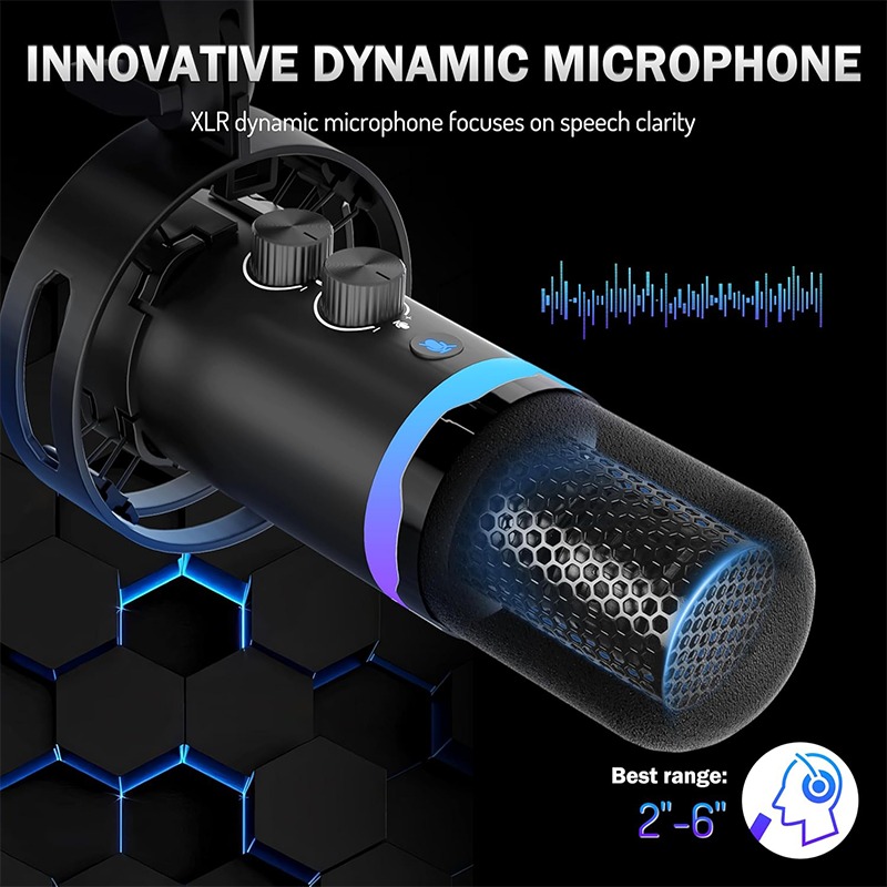 USB Gaming Microphone with Boo - đánh giá và giá Monitor Stand