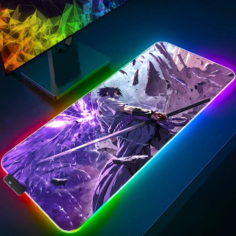 LED Mouse Pad durable anime Ga - đánh giá và giá Pc Gaming Naruto